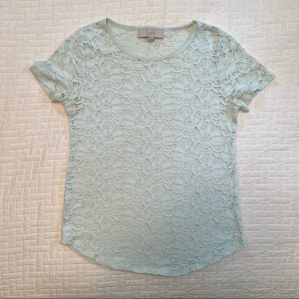 LOFT Stretchy Lace Top